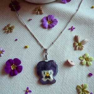 Collier Pensée « Présence solaire »