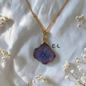 Collier Hortensia séché - Collection Bouton